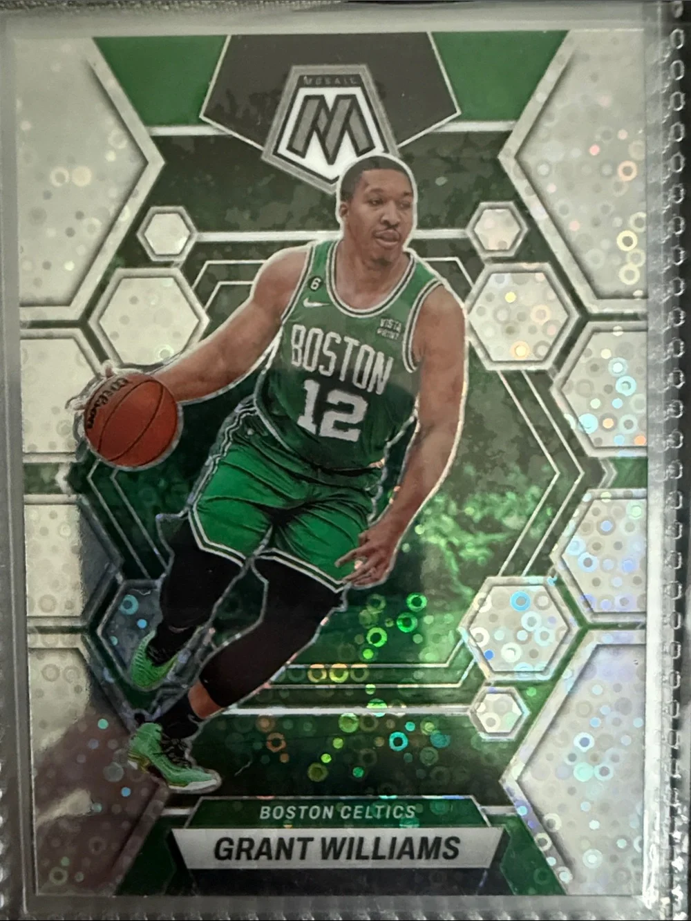 Panini Green Mosaic Grant Williams Boston Celtics Card